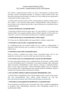 MOHU ÁSZF 2025.10.01. Lakossági tájékoztató