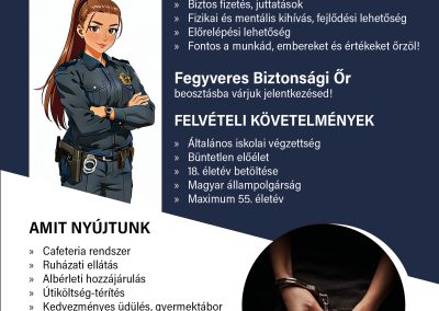 Te is lehetsz a rend része - Fegyveres biztonsági őr