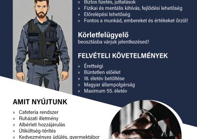 Te is lehetsz a rend része - Körletfelügyelő