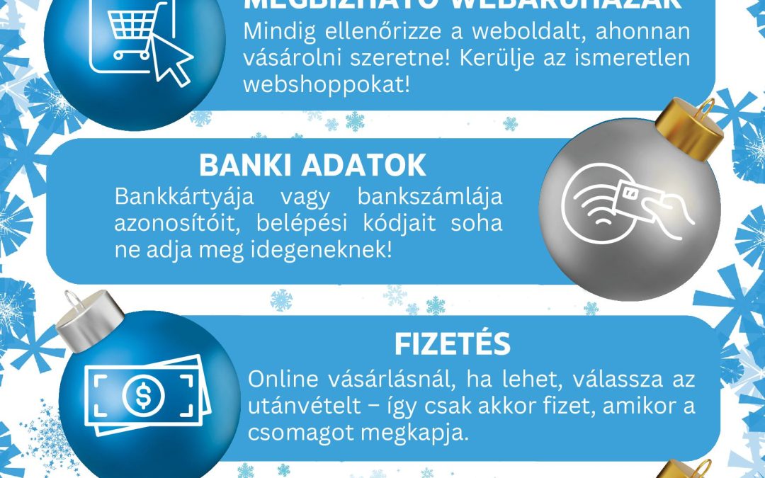 Biztonságos ünnepeket!