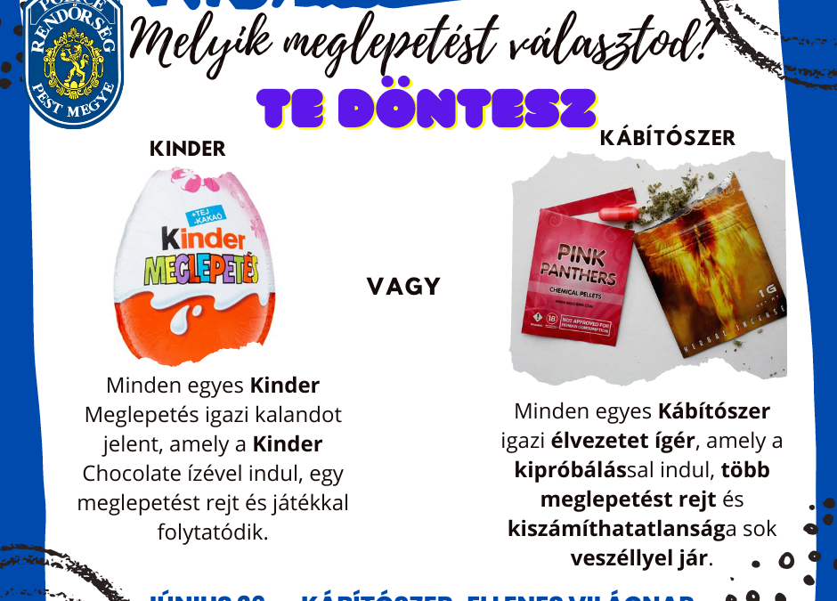 Melyik meglepetést választod? – Kábítószer-ellenes világnap