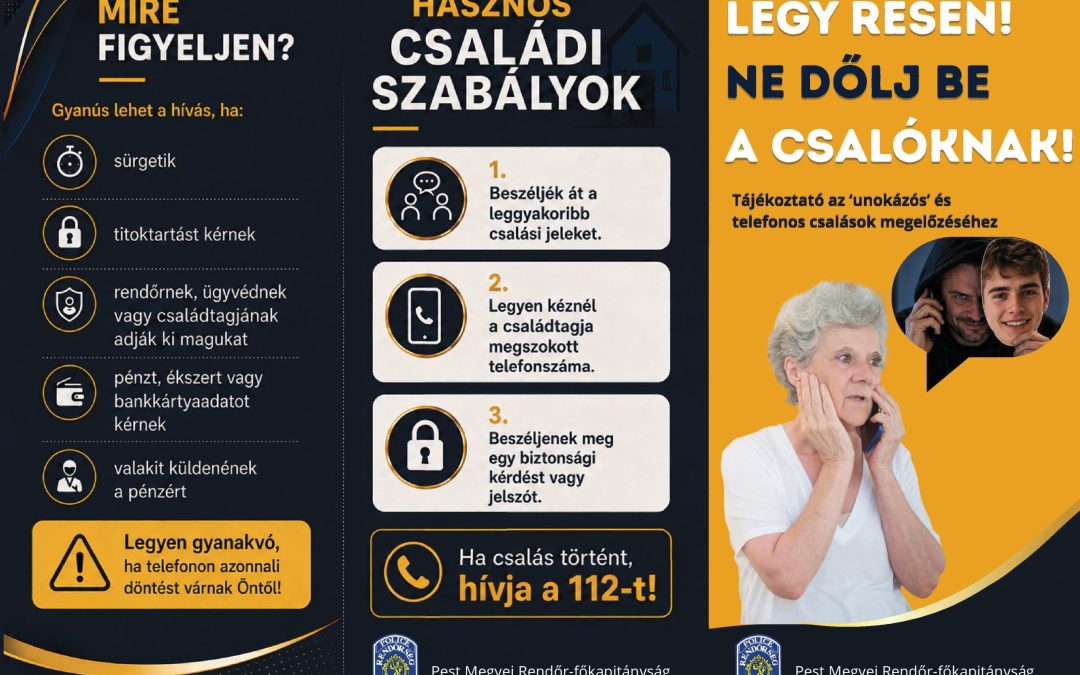 Légy résen! Ne dőlj be a csalóknak!